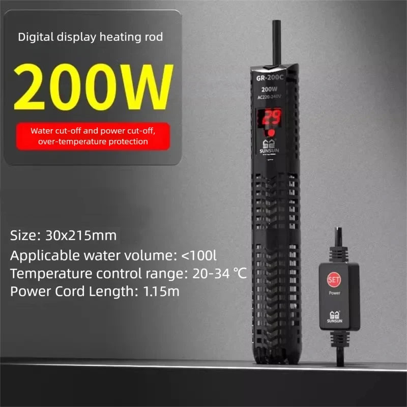 SUNSUN Aquarium Submersible Heater